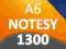 NOTESY A6 1300 szt. + PROJEKT -offset- bloczki