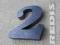 STYRODUR LITERY CYFRY ZNAKI 3D MALOWANE wys. 15 cm