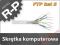 Kabel skrętka komputerowa FTP CU Kat 5+ DO KAMER
