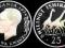 Tanzania, 25 Shillingi 1974, Żyrafy, Ag