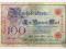 **BANKNOT - Niemcy - 100 Marek 1905 - RZADKI !