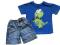 Bermudy spodenki t-shirt Dino Minoti 68 80 6-12