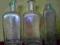 3 butelki apteczne Glatz Kłodzko