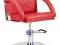 Fotel fryzjerski DINO czerwony, FV, GW24m