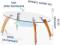 Ława szklana A2822 stolik kawowy F