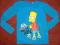 Bluzka 146 dla chłopca okazja Bart Simpson