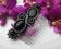 Grzebień SOUTACHE sutasz czarny grafit ONYKS onyx