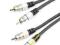Przyłącze kabel CHINCH 2x RCA na 2xRCA  20m F.VAT