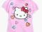 Bluzeczka t-shirt z Hello Kitty, rozm. 80cm. 9-12m