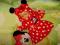 DISNEY 86 92 SZLAFROK MYSZKA MINNIE KAPTUREK BDB+