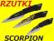 NÓŻ RZUTKA KPL 3SZT DO RZUCANIA 245mm SKORPION ##