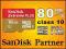 SanDisk MICRO SDHC 16GB EXTREME PLUS CL10 80MB/S