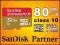SanDisk MICRO SDHC 32GB EXTREME PLUS CL10 80MB/S