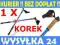 KIJKI NORDIC WALKING 1szt KOREK + KOŃCÓWKI K134