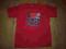 Deep Ocean koszulka czerwona nadruk 6 l idealna