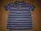 Old Navy koszulka polo szara paski 6/7 idealna USA