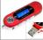 MP3 8GB LCD KLASYCZNY PENDRIVE USB czerwony