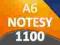 NOTESY A6 1100 szt. + PROJEKT -offset- bloczki