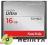 Sandisk CF Ultra 16GB 333x 50MB/s FullHD Gw 10 lat