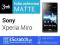 2 x Folia matowa 3mk Matte SONY XPERIA MIRO