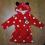 DISNEY Szlafrok Myszka Minnie NOWY!! 6-9m , r.74