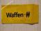 Opaska na ramię WAFFEN SS żółta 6323