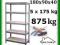 REGAŁ METALOWY 180x90x40 magazynowy 875kg 5 półek REGAŁ METALOWY 180x90x40 magazynowy 875kg 5 półek