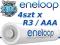 Akumulatorki ENELOOP R3 AAA 800mAh 4szt BK-3MCCE