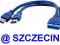 adapter 2x USB 3.0 19-pin wewnętrzne USB3 Szczecin