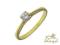 PROMOCJA -40% Złoty pierścionek zaręczynowy pr 585