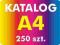 Katalog A4 - 250 szt. - druk offsetowy