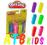 PLAY-DOH CIASTOLINA ZESTAW STARTOWY 6 PASKI NEON