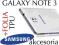 ETUI GALAXY NOTE 3 PLECY CRYSTAL 0,5mm +FOLIA FV