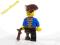 LEGO FIGURKA LUDZIK PIRAT PIRACI PIRATES PISTOLET