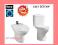 ROCA VICTORIA KOMPAKT WC + BIDET + DESKA WOLNOOPAD