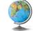 Globus Fiz-Pol wypukłe góry podświetlany efekt 3D