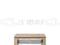 Stolik kawowy z półką ława PISA 95 dąb sonoma