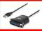 SAVIO CL-46 Adapter USB LPT męski 36pin, 0,8m.