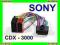 ZŁĄCZE ISO ADAPTER Sony CDX 3000 GT MEX XR XPLOD