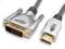 Kabel HDMI-DVI FullHD PROLINK EXCLUSIVE 1.8m