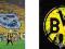 Borussia Dortmund vlepki 7x7cm 10sztuk 2 wzory