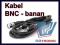 __ KABEL wtyk BNC - 2x wtyk BANAN 1,5m ___ WROCŁAW