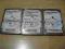 Uszkodzone dyski 3 szt Samsung 500 GB
