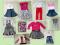 30 sztuk ubrań dla dziewczynki 4-5 lat (110-116)