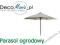 Parasol ogrodowy drewniany - Miloo Napoli taupe