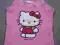 Hello Kitty top na ramiączkach r.134-140