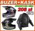 BUZER KURTKA motor CROSS motocykl+KASK GARDA HEŁM