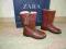 ZARA ~NOWE ~ SKÓRA ~ KARMELOWE ~ ŚLICZNE ~  25