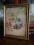 STARY ŚLICZNY OBRAZEK W ŁADNEJ RAMCE