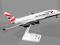 Model Airbus A380 British Airways podwozie 1:200